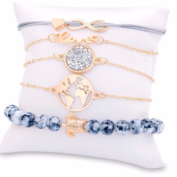 NWT Stunning 5 pc. Bracelet Set - Picture 3 of 6